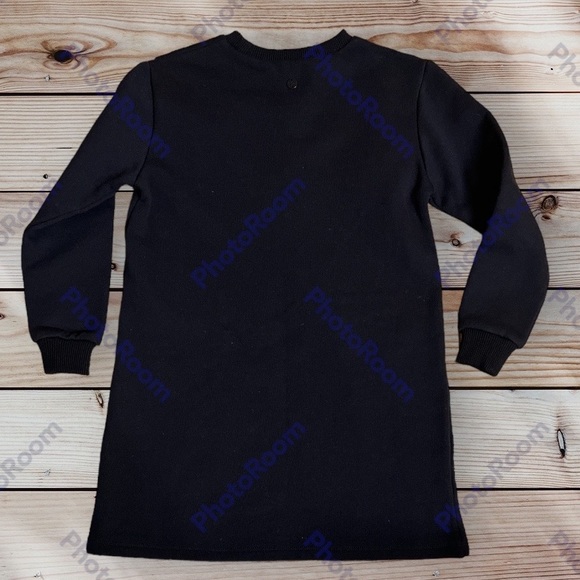Eleven Paris Girls Faux Fur Sweatshirt Dress Girls Size 4 Norddstrom - Picture 2 of 5